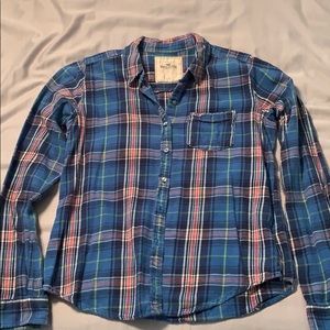 Hollister Plaid Button Down